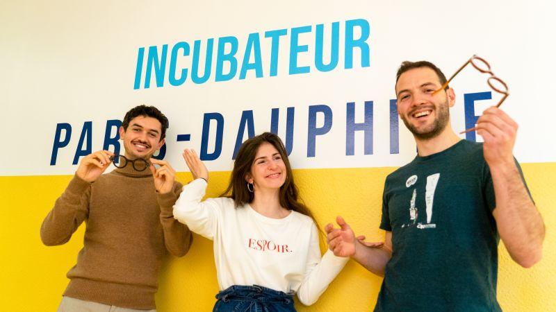 Equipe de Wyes à l'Incubateur Paris Dauphine PSL